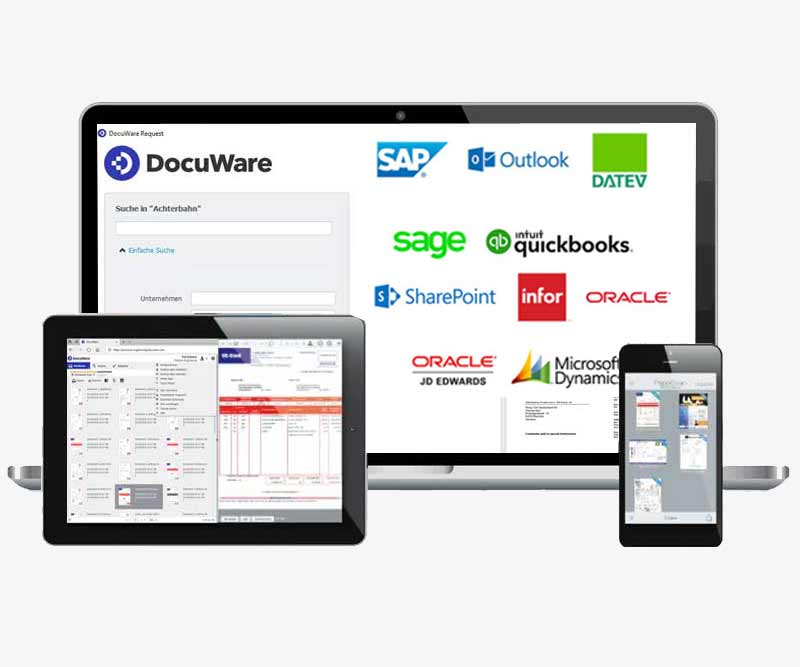 ECM-/ DMS, Dokumenten-Management-System, DocuWare