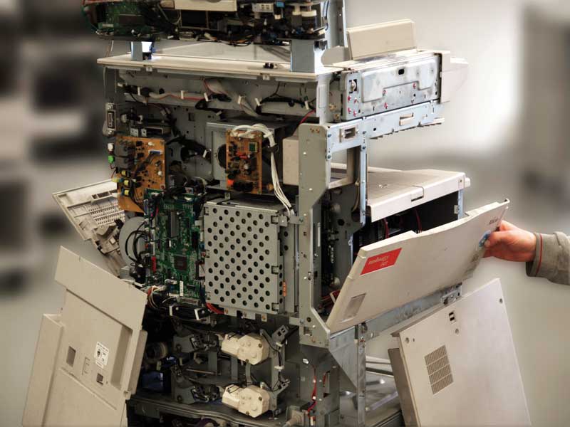 Rebuild-System, beim Service bzw. Wartung
