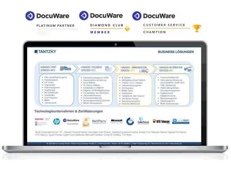 TANTZKY DocuWare: Gold Partner