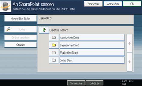 TANTZKY Streamline NX: Scan-to-Sharepoint