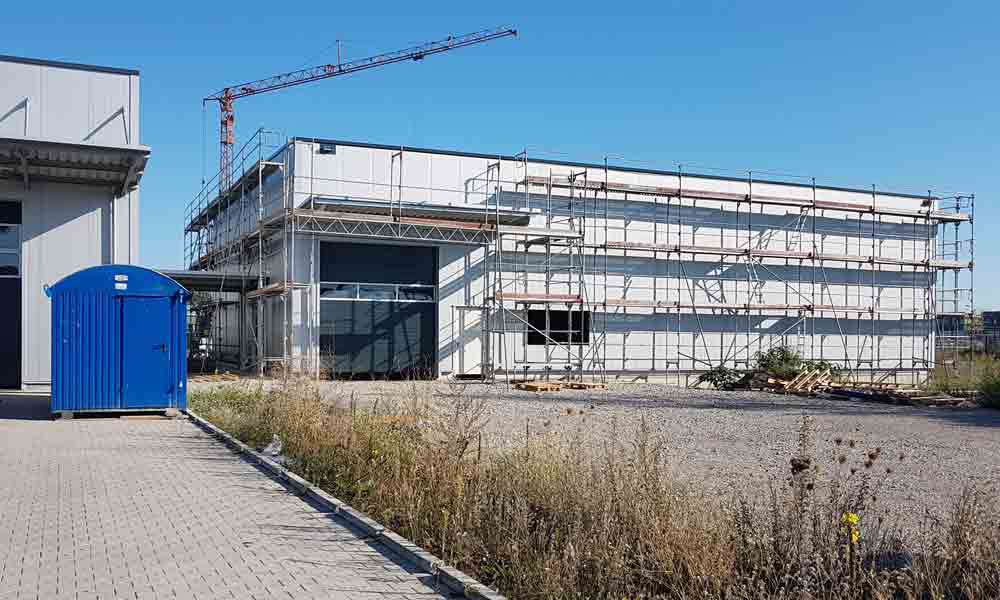 TANTZKY Neubauhalle eingeschalt